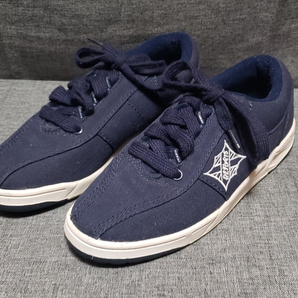 Women's Size 6 1/2 PF Flyers 1865450 Blue Canvas Lace Up Shoes